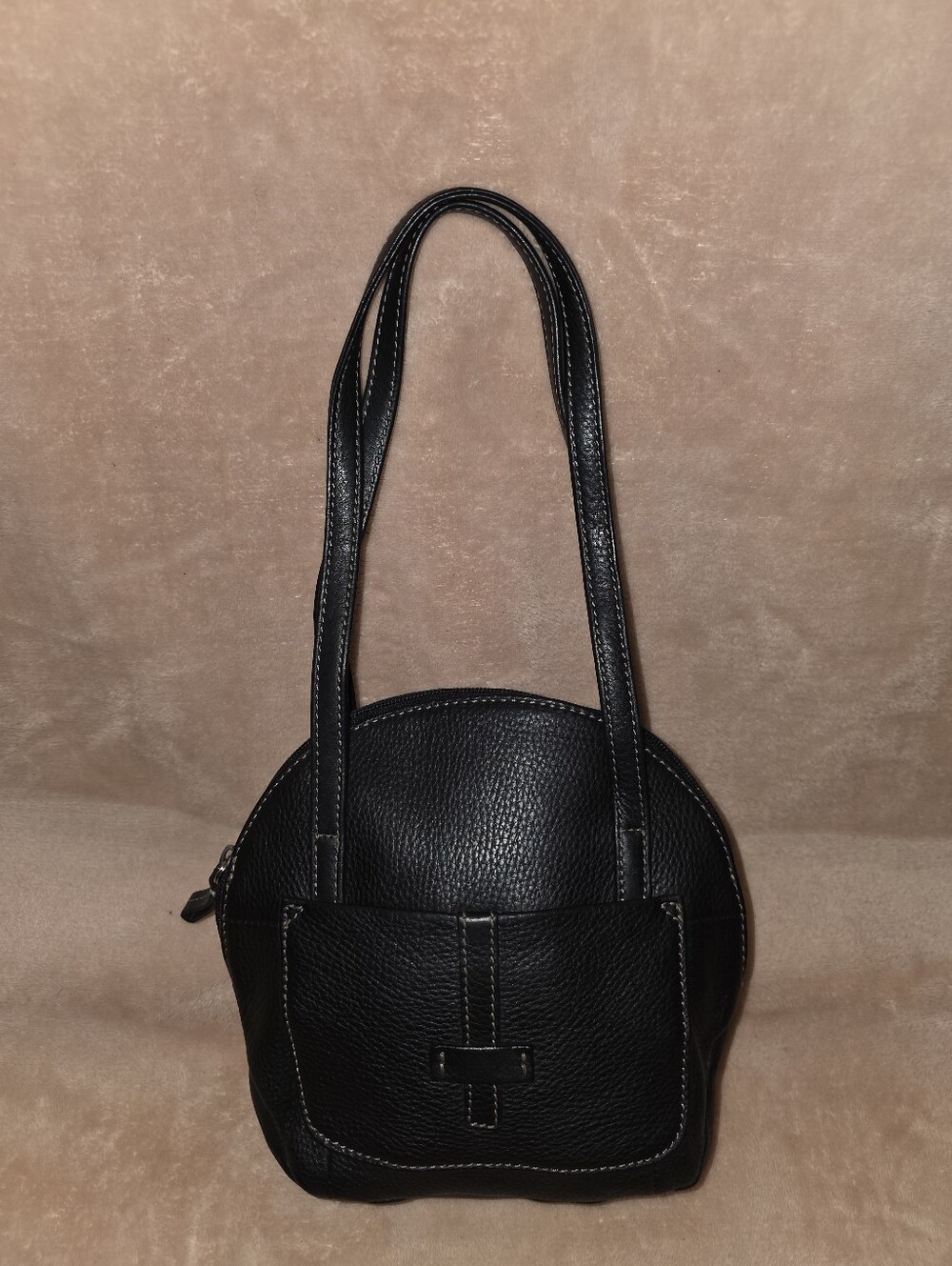 Fossil Black Leather Shoulder Bag - Picture 2 of 7